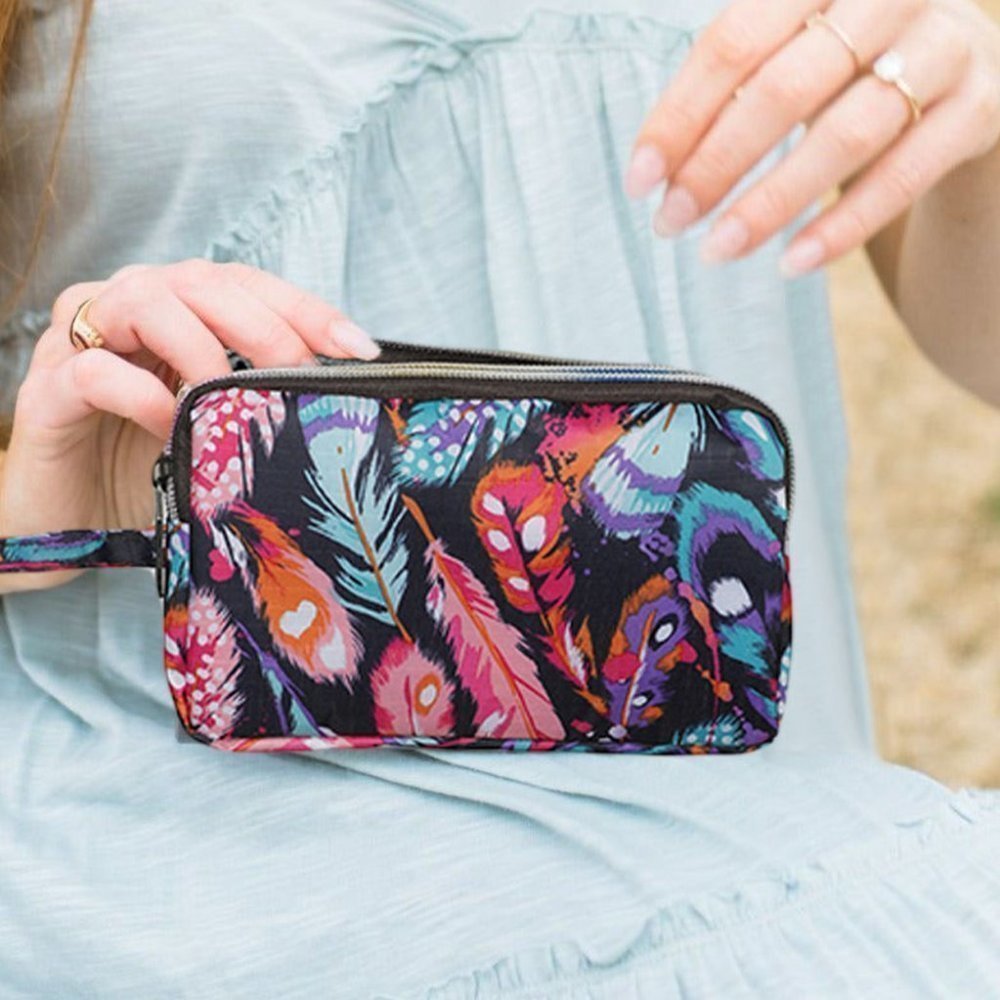 𝅺BOHO Zipped Wristlet
